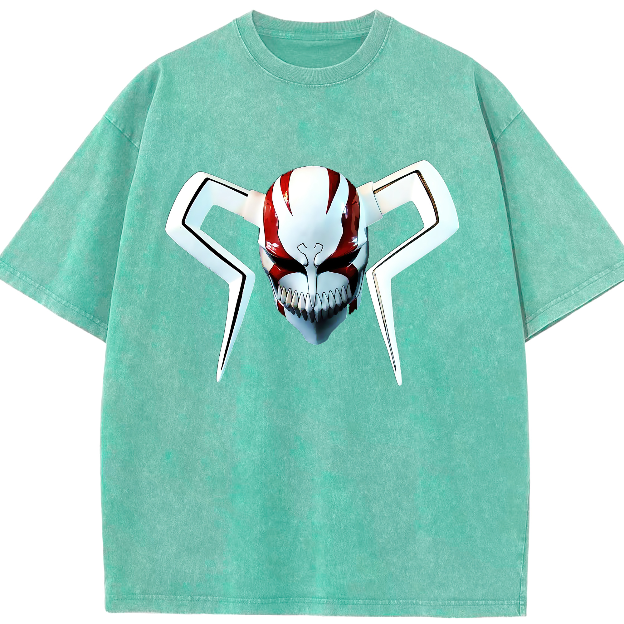 （画像用） ブリーチ 黒崎一護（くろさき いちご）BLEACH Kurosaki Ichigo 綿100% ヴィンテージ風 半袖Tシャツ（フロントプリント）